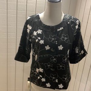 Embroidered Black Jacket